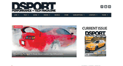 Desktop Screenshot of dsportmag.com